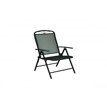 Alba metalna stolica sa podešavajućim naslonom - siva 