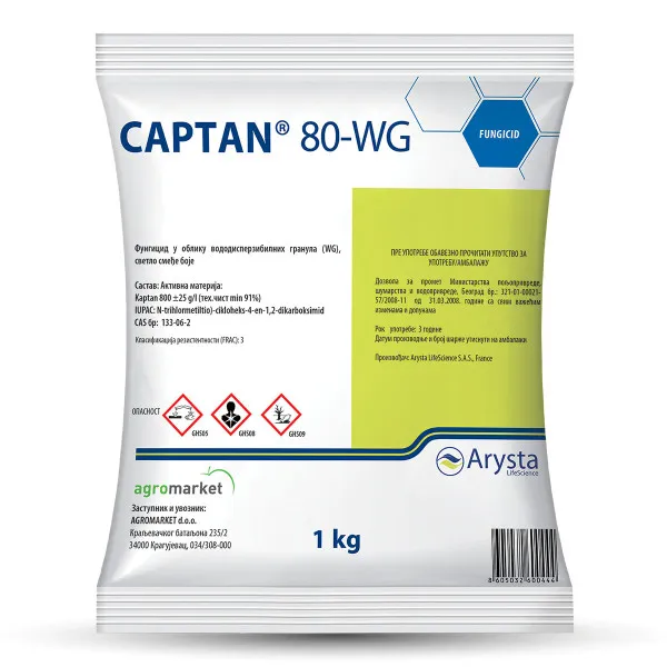 Captan 80 WG 1 kg 