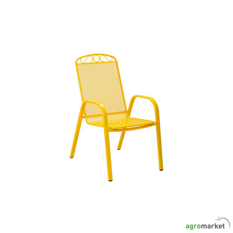 Metalna stolica – žuta Melfi 
